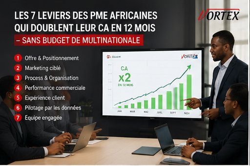 Les 7 leviers PME africaines CA 12 mois Bénin Afrique Ouest stratégie croissance