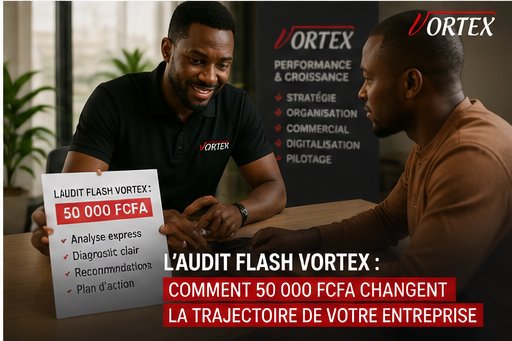 Audit Flash Vortex 50000 FCFA diagnostic PME Bénin conseil B2B Afrique Ouest